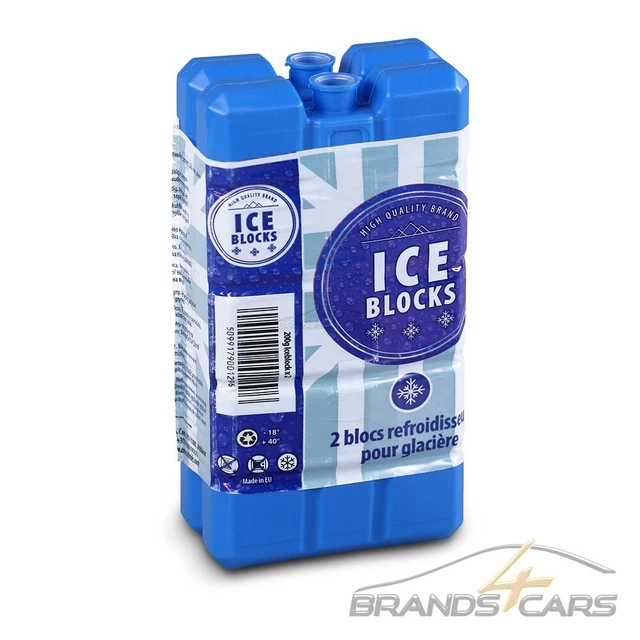 2x KÜHLAKKU KÜHLAKKUS KÜHLELEMENTE FÜR KÜHLBOX ODER KÜHLTASCHE 200ml KÜHLPACK