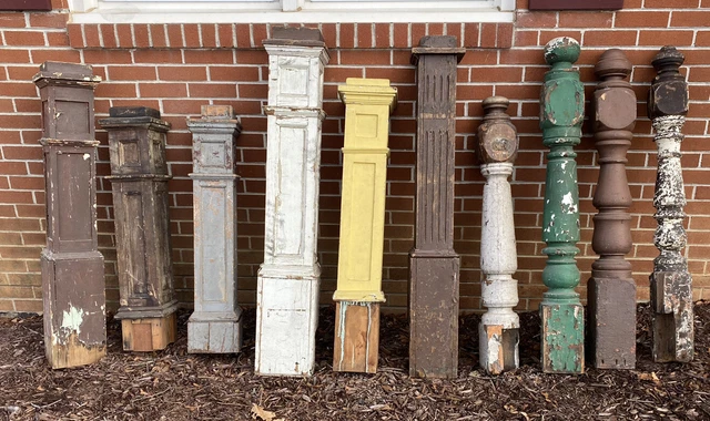 Architectural Salvage Staircase 10 Newel Posts