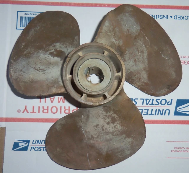Spare Brass 3 Blade Propeller Michigan 9" SMC 855