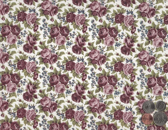 Hoja de calcomanías de cerámica sobreesmaltado Allover rosa chintz 1 pieza 9"" X 13-3/4"" 3189