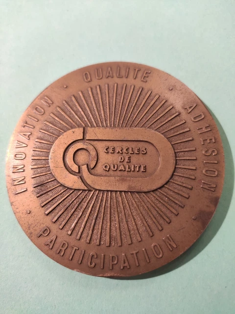 Médaille bronze BOUYGUES  1986