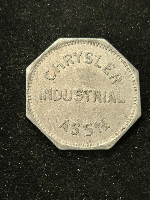 DETROIT MICHIGAN TRADE Token Chrysler Industrial plant 3c £2.23 ...