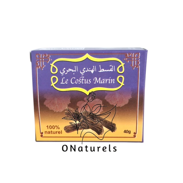 Costus Marin Indien En Poudre BIO 100% Pur - 80g - Racine Utilisée En Cosmétique Et Bien-être