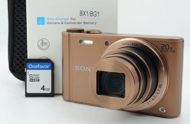 N MINT] SONY Cyber-shot DSC-WX300 Brown Digital Camera