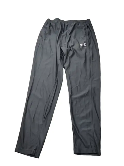 Mens Under Armour Xlarge Grey Active Sport Football Gym Jogger Track Trouser Xl
