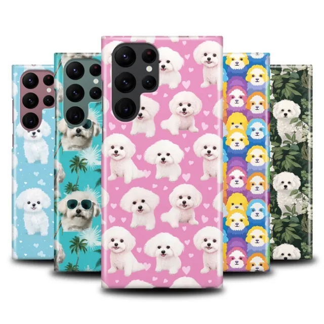 Case Cover For Samsung Galaxy|Cute Bichon Frise Puppy Dog Canine Pattern #A1