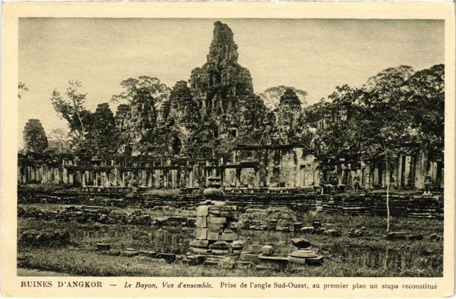 CPA AK Cambodia Le Bayon, Overview INDOCHINA (1283631)