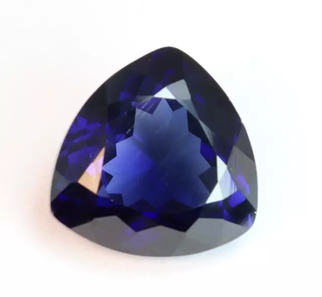 Naturel 13.40 CT Certifié Kashmiri Bleu Saphir non Chauffé 14 MM Desseré Gemme