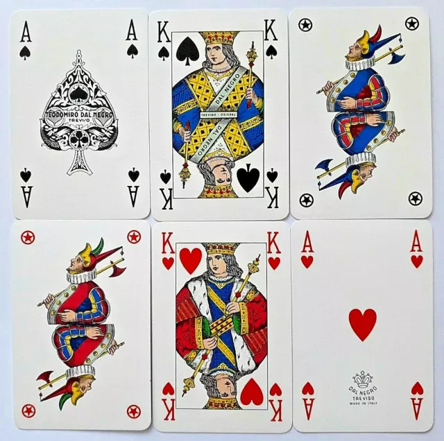 Vintage Playing Cards Dal Negro Sealed 52 & 2J Non Standard 1970 Uk Freepost