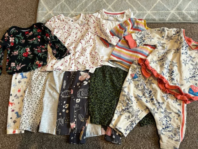 Bundle of baby girl clothes 0-3 months x 12 pieces