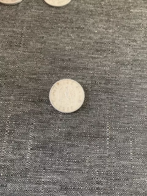 Ww2 German 50 Pfennig Coin Dated 1935 F