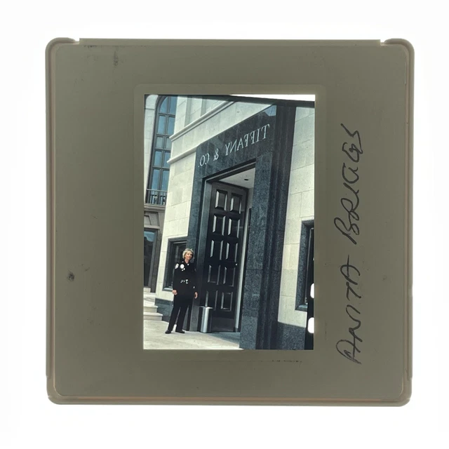 Vintage 35mm Slide S9919 Beverly Hills Police Woman Anita Briggs