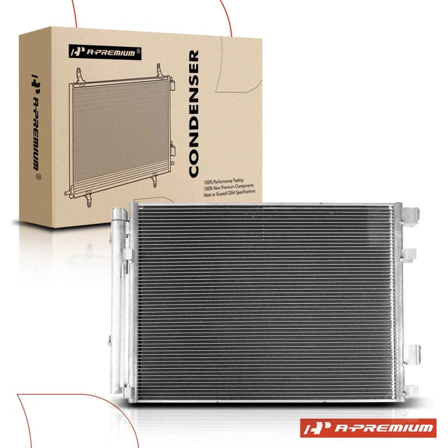 A/C Condenser w/ Receiver Drier & Bracket for Hyundai Veloster 2013-2017 1.6L