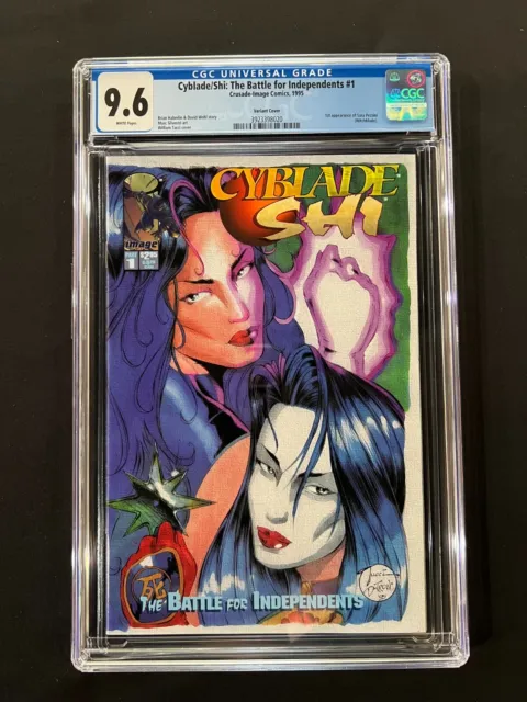 Cyblade/Shi: The Battle for Independents #1 CGC 9.6 (1995) - Variant -Witchblade
