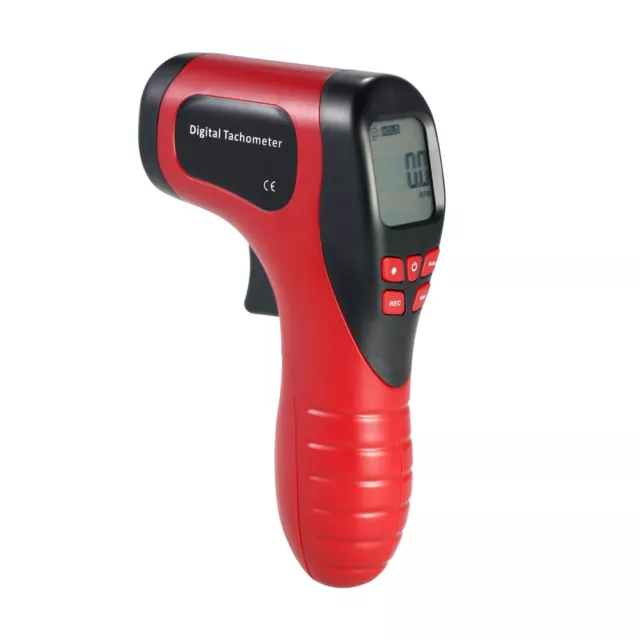 Handheld Digital LCD Photo 2.5-99999RPM Tachometer L-aser Non-Contact Tach V8T2