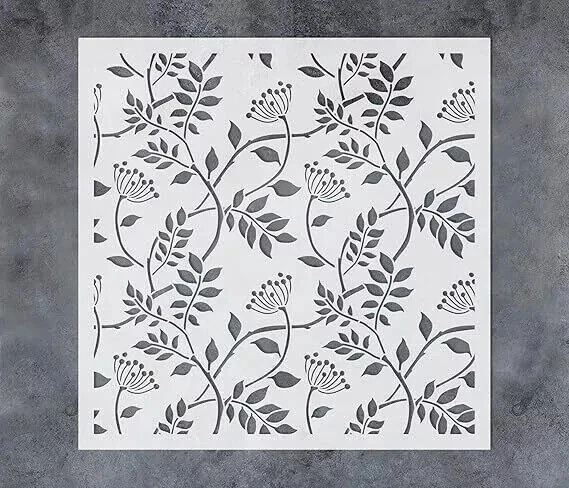 Pochoir Mural Décoratif Motif Lune 40x57 Cm | Réutilisable Pour Peinture, Mastic, Meubles, Cible - 11