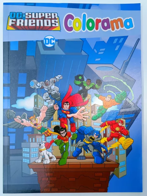Superman Malbuch Colorama DC Superfriends Comic Ausmalbuch für Kinder Malen