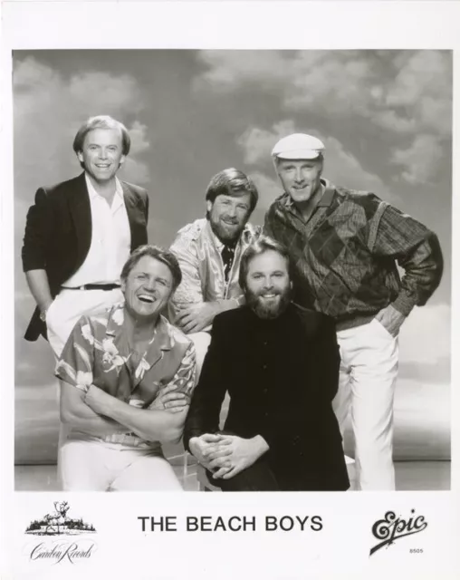 Beach Boys Mike Love Al Jardine Carl Wilson Band Epic Records Original Photo