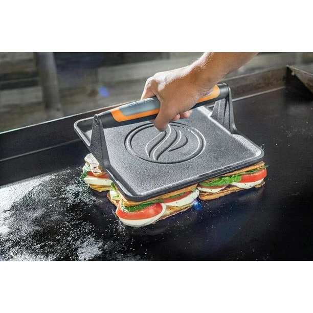 BLACKSTONE CAST IRON Griddle Press with Signature Handle 23.99 PicClick