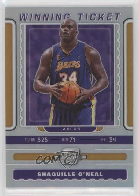 2019-20 Panini Contenders Optic Winning Tickets Shaquille O'Neal #5 HOF