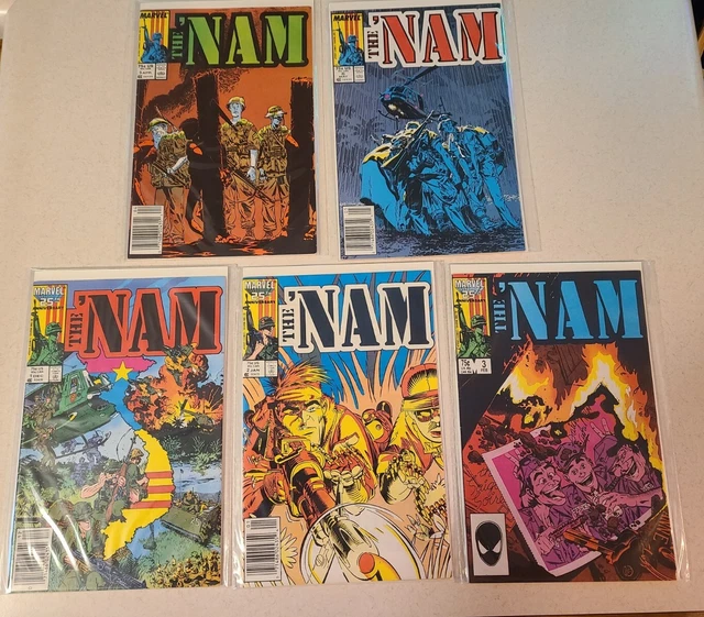 The NAM Comic Books Marvel 1, 2, 3, 5, 6