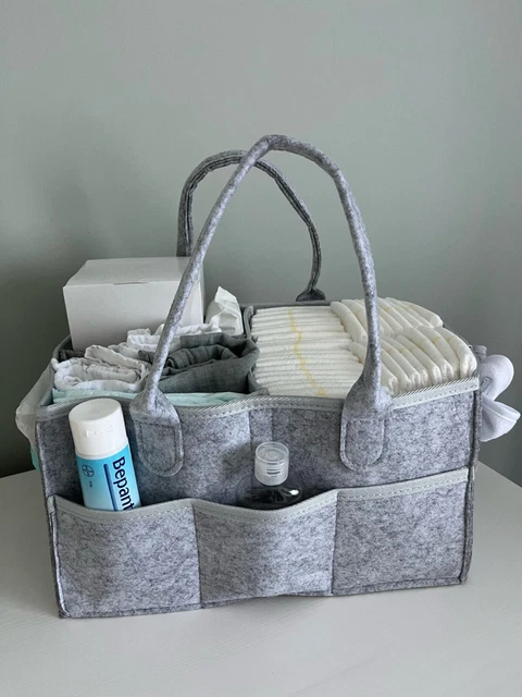 Diaper Caddy Organizer Portable Holder Bag Nursery Baby Essiantials Storage Tote 15