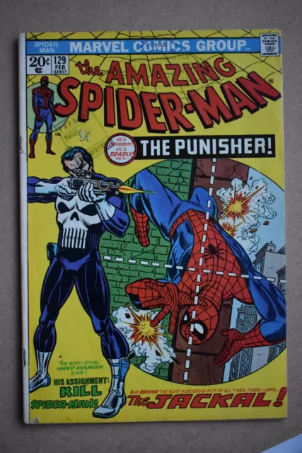 Amazing Spiderman #129 1st appearance Punisher Frank Castle Marvel