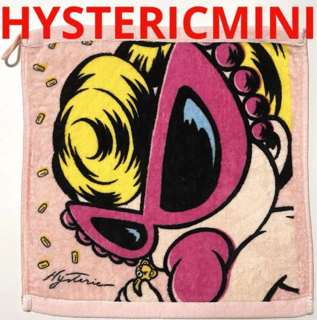 His Mini Hysteric Loop Hand Towel Handkerchief Pink Hysteric Glamour  Mini