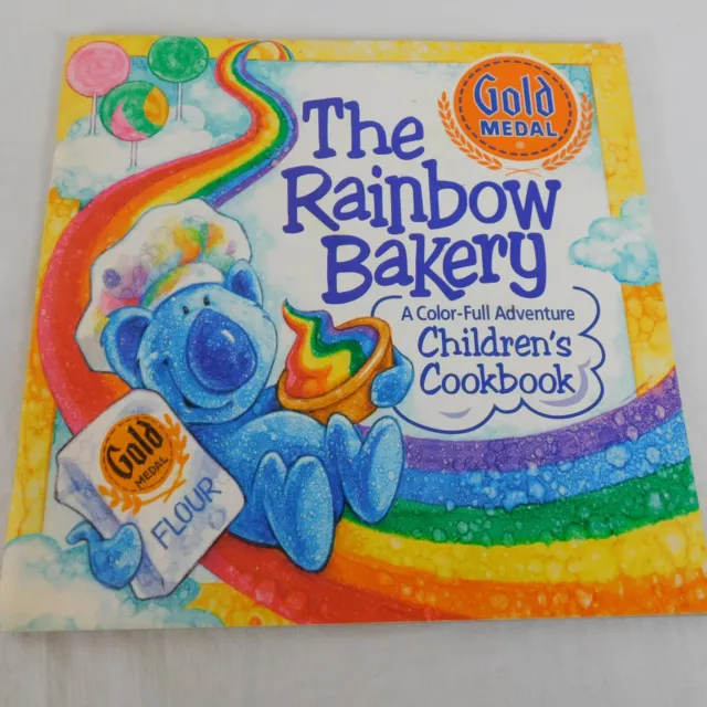 The Rainbow Bakery Childrens Cookbook PB 1998 Gold Medal Flour Vintage Kids