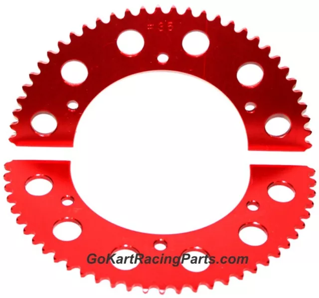 Go Kart Sprocket #35 Chain 71 Gear Teeth Drift Trike Axle Hub Split Sprockets