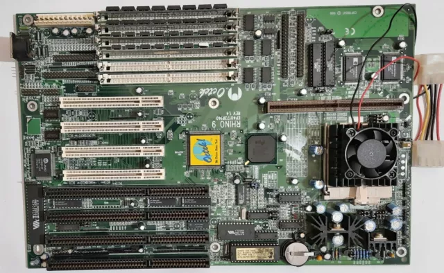 Octek Rhino 9 Sockel 7 ISA Mainboard + Intel Pentium MMX 166MHz + 64MB EDO-RAM