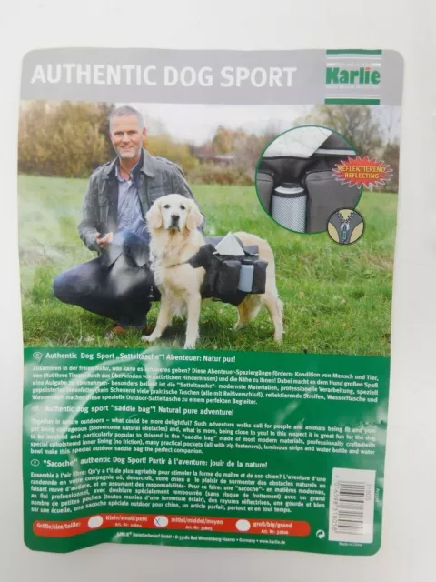 Authentic Dog Sport Hunde Satteltaschen Outdoor