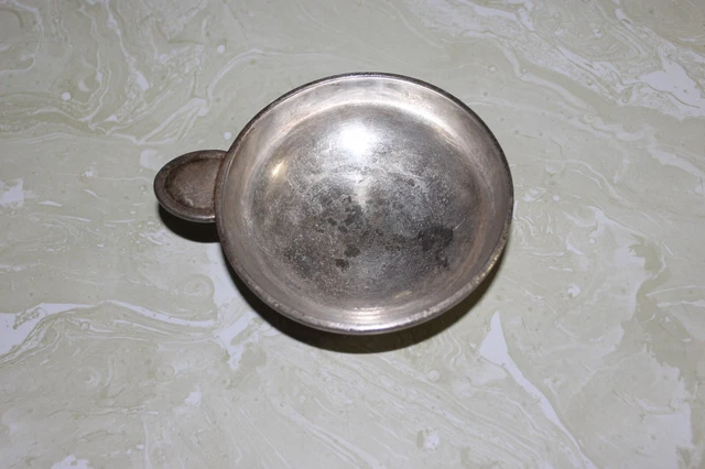 As Found, Vtg. Silver Soldered Finger Bowl From Union Pacific Railroad 1951