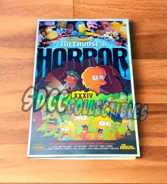 Sdcc 2023 The Simpsons Treehouse Of Horror 12 × 18 Poster Fox