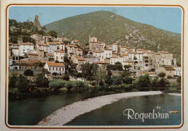 CPM le village de ROQUEBRUN  vue générale panoramique dept-34