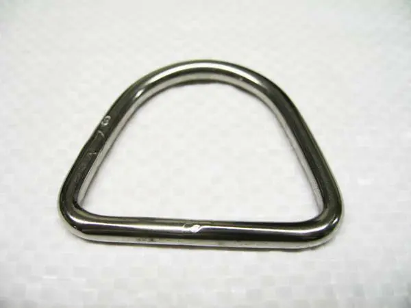 Stainless Steel D Ring 8MM x 50MM (Rigging Hardware Webbing Buckles)