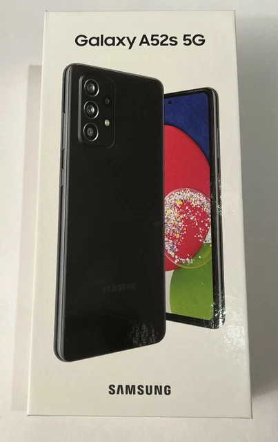 Samsung Galaxy A52s 5g 256 Gb Awesome Black Dual Sim SAMSUNG GALAXY A52S 5G 256GB - Awesome Black NEUWARE SM-A528B/DS MwSt