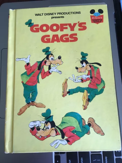 Walt Disney's - Goofy's Gags (Wonderful World of Reading) (1974) - Hard Cover