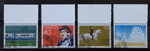 Switzerland 1982 Publicity Issue Very Fine Used Stamp Set with Full Gum