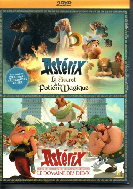 ASTERIX le secret de la potion magique & le domaine des dieux  dvd Neuf