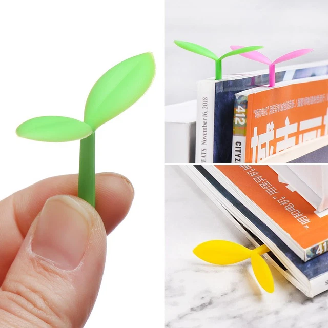 Reading Stationery Silicone Bookmark Book Clip Cute Grass Note Pad Memo