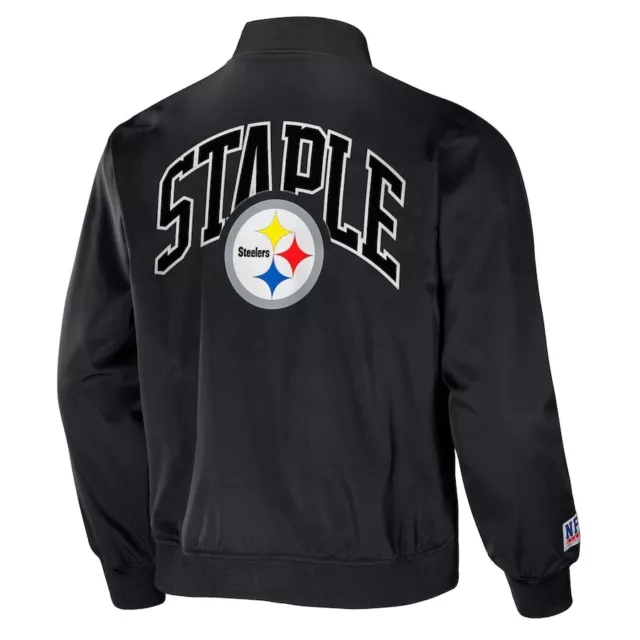 Men's NFL x Staple Gold Pittsburgh Steelers Reversible Core Jacket Size 3XL 3