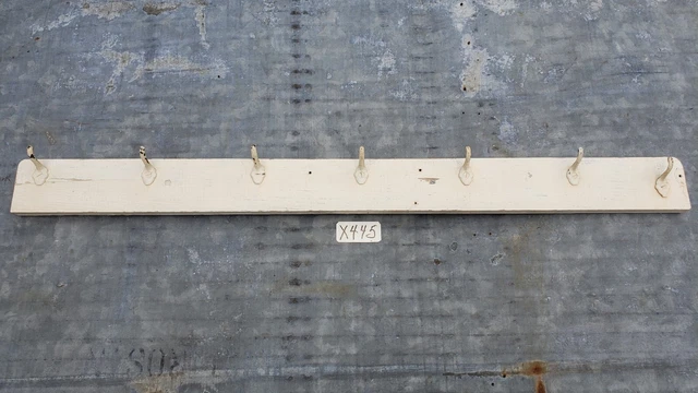 Coat/Hat Wall Rack Original C 1860 Salvaged Rustic Farm House Décor 37" Antique