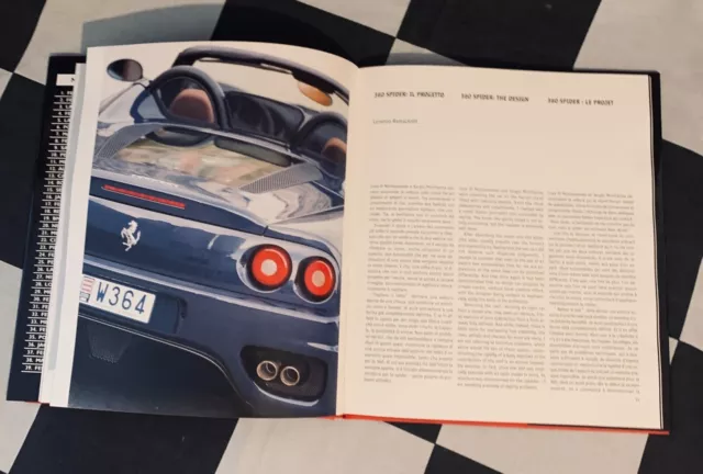 Ferrari 360 Spider Automobilia Out Of Print Book 2000 Multilanguage Convertible 3