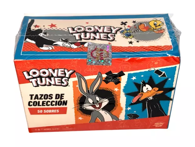 2023 BOX LOONEY TUNES WB DKV - 50 Sealed Envelopes (Tazos Pogs Flips) Bugs Bunny