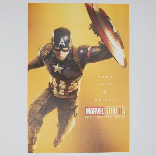 Marvel Captain America Postcard MCU South Korea 4x6 More Than a Shield