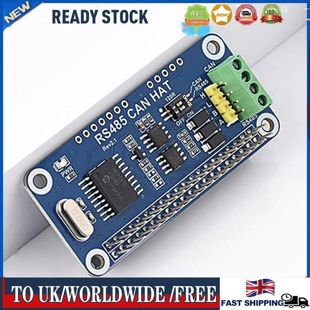 RS485 SPI CAN Bus Module Onboard MCP2515 Transceiver for Raspberry Pi £ ...