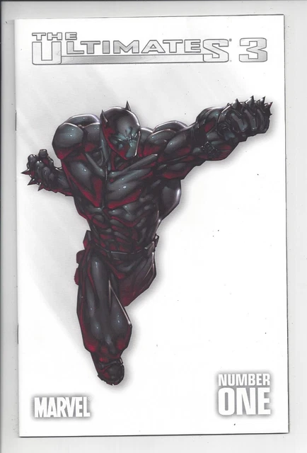 Ultimates 3 #1 VF (8.0) 2008 - 1:100 Joe Madureira Variant - Black Panther