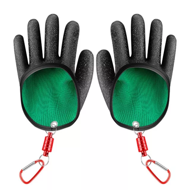 Fishing Gloves with Magnet Release for Improved Safety and Convenience