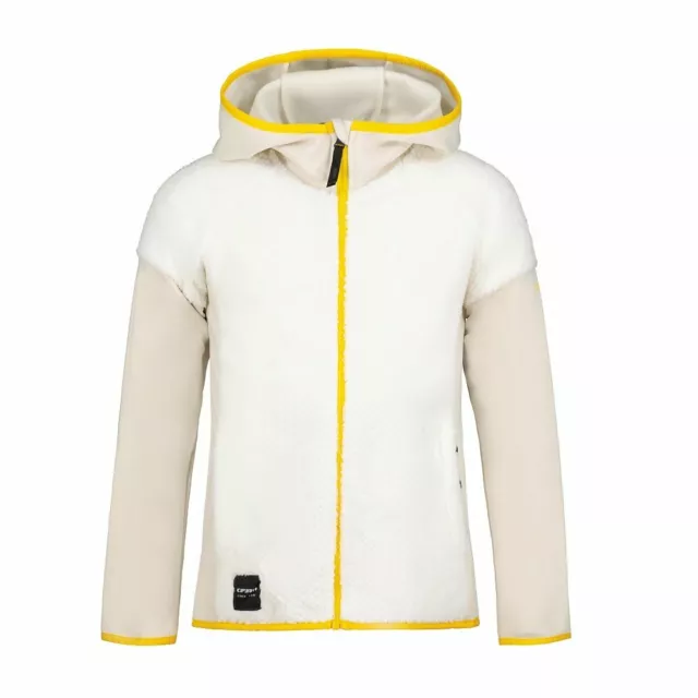 Icepeak Keachi Jr Cream Yellow, Jacket Polar Hooded for Girls